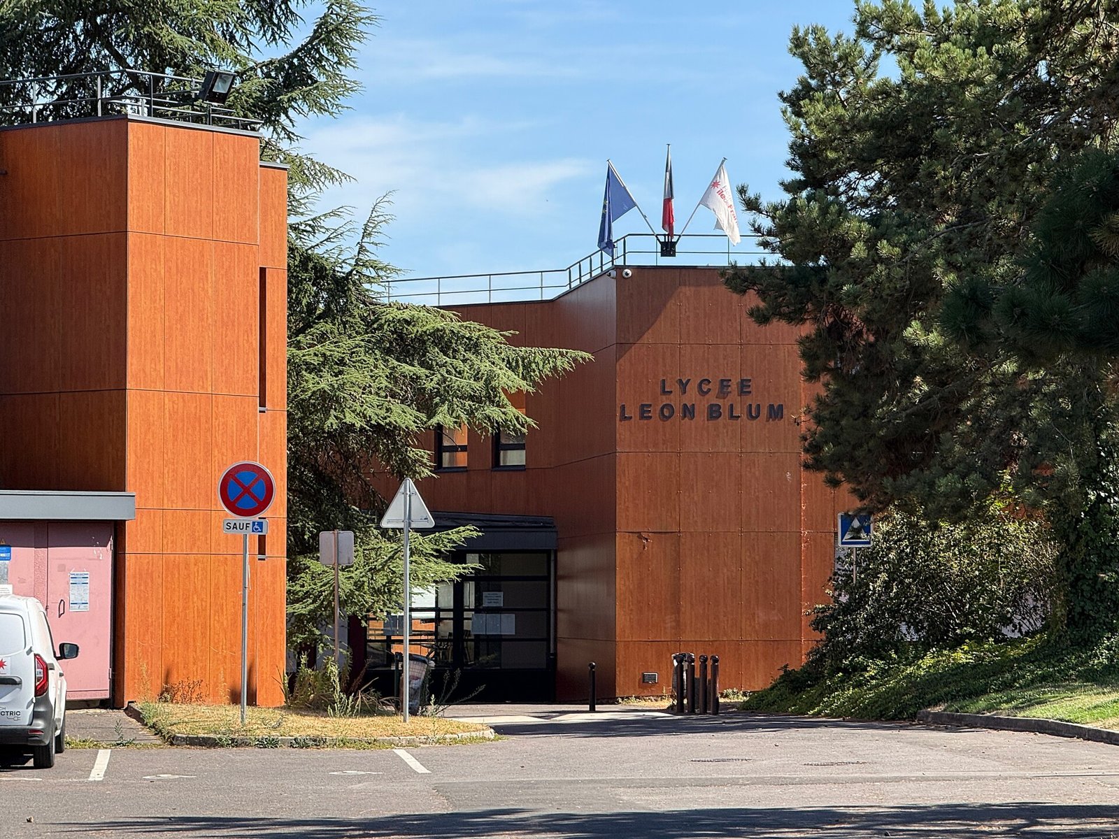 Le lycée Léon Blum à Créteil, près de Paris